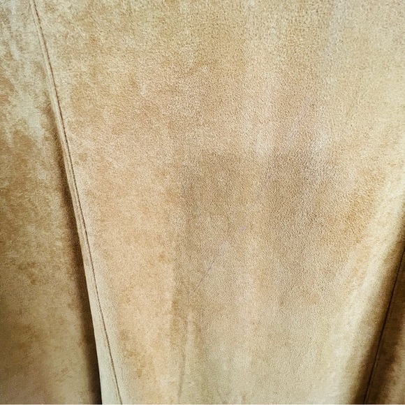 2Kolyory Embroidered Suede Like Dress/Jacket Mustard Color - Picture 13 of 13